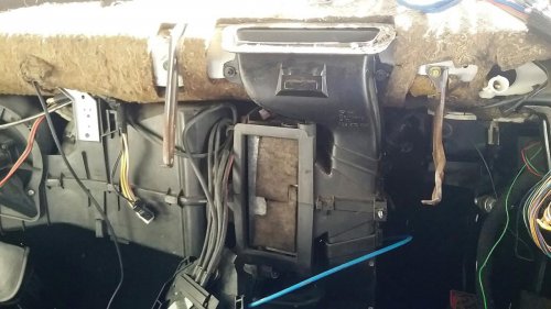 GOLF 4 heater radiator removal